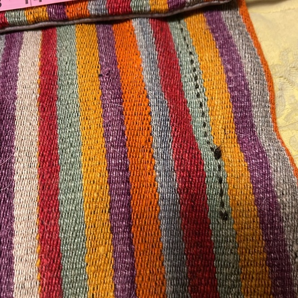 Pillow Covers (Inserts Not Included) x 2 Turkish Striped Wool Handmade - Picture 3 of 11